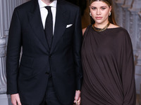 Elliot Grainge and wife Sofia Richie Grainge arrive at the 13th Annual LACMA Art + Film Gala 2024 presented by Gucci held at the Los Angeles...