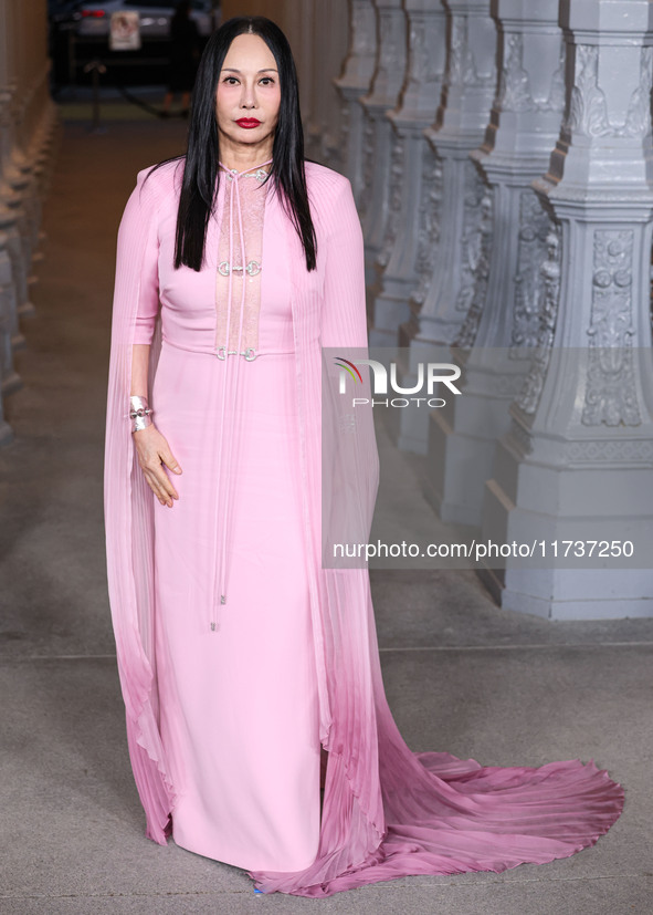 Eva Chow arrives at the 13th Annual LACMA Art + Film Gala 2024 presented by Gucci held at the Los Angeles County Museum of Art on November 2...