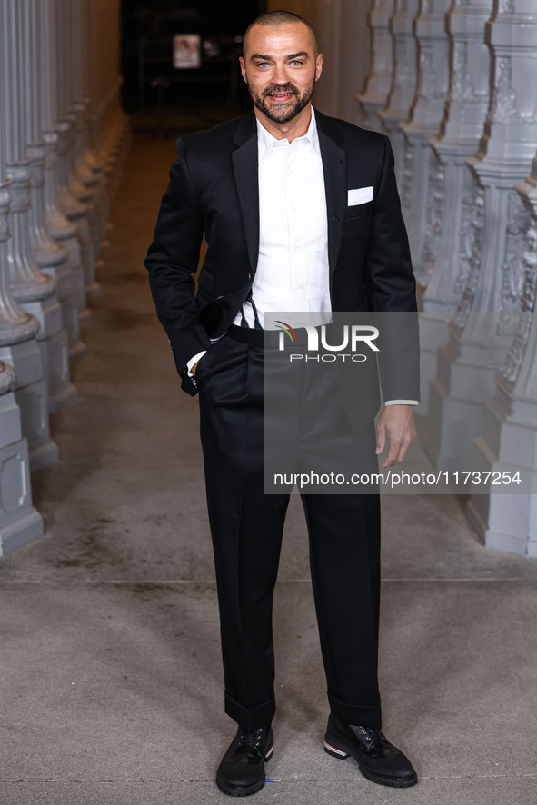 Jesse Williams arrives at the 13th Annual LACMA Art + Film Gala 2024 presented by Gucci held at the Los Angeles County Museum of Art on Nove...