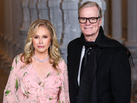 Kathy Hilton and husband Rick Hilton arrive at the 13th Annual LACMA Art + Film Gala 2024 presented by Gucci held at the Los Angeles County...