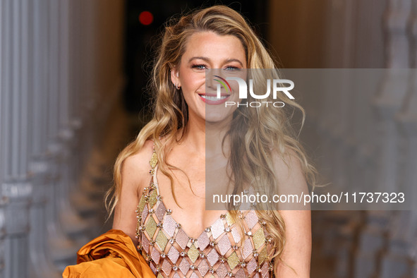 Blake Lively arrives at the 13th Annual LACMA Art + Film Gala 2024 presented by Gucci held at the Los Angeles County Museum of Art on Novemb...