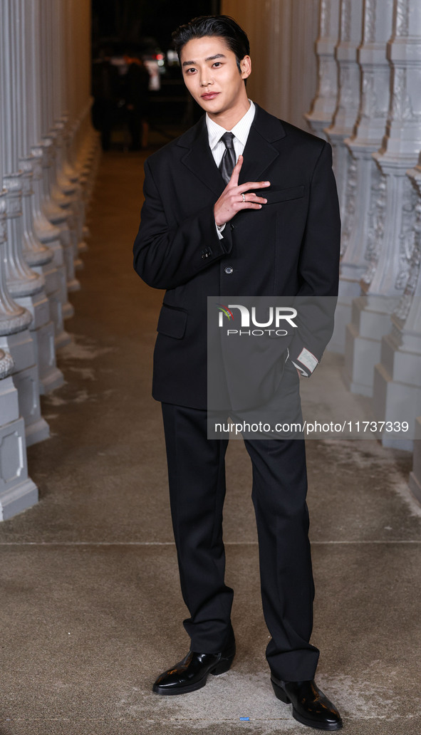 Rowoon arrives at the 13th Annual LACMA Art + Film Gala 2024 presented by Gucci held at the Los Angeles County Museum of Art on November 2,...