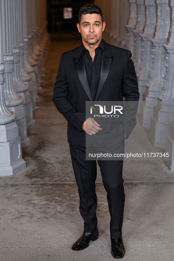 Wilmer Valderrama arrives at the 13th Annual LACMA Art + Film Gala 2024 presented by Gucci held at the Los Angeles County Museum of Art on N...