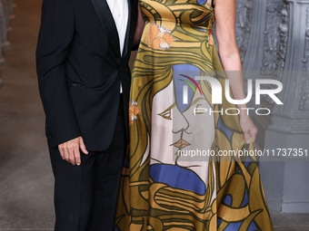 Bradley Bell and Colleen Bell arrive at the 13th Annual LACMA Art + Film Gala 2024 presented by Gucci held at the Los Angeles County Museum...