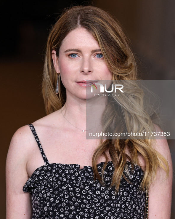 Emma Cline arrives at the 13th Annual LACMA Art + Film Gala 2024 presented by Gucci held at the Los Angeles County Museum of Art on November...