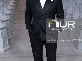 Simon Kim arrives at the 13th Annual LACMA Art + Film Gala 2024 presented by Gucci held at the Los Angeles County Museum of Art on November...