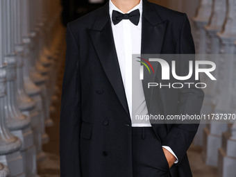 Archie Madekwe arrives at the 13th Annual LACMA Art + Film Gala 2024 presented by Gucci held at the Los Angeles County Museum of Art on Nove...