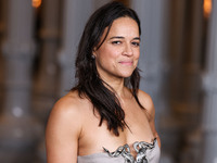 Michelle Rodriguez arrives at the 13th Annual LACMA Art + Film Gala 2024 presented by Gucci held at the Los Angeles County Museum of Art on...