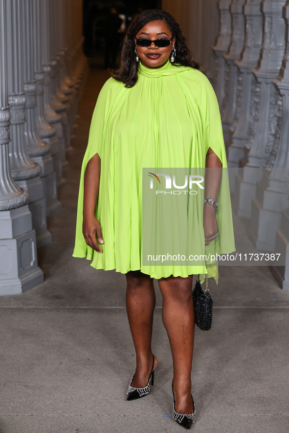 Gabriella Karefa-Johnson arrives at the 13th Annual LACMA Art + Film Gala 2024 presented by Gucci held at the Los Angeles County Museum of A...