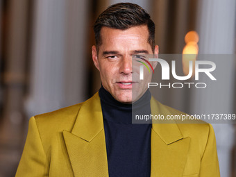 Ricky Martin arrives at the 13th Annual LACMA Art + Film Gala 2024 presented by Gucci held at the Los Angeles County Museum of Art on Novemb...