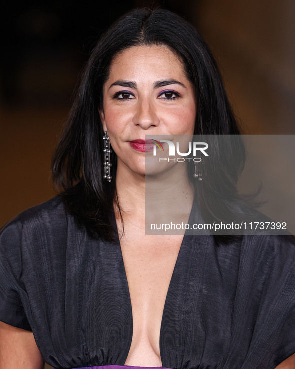 Amy Homma arrives at the 13th Annual LACMA Art + Film Gala 2024 presented by Gucci held at the Los Angeles County Museum of Art on November...