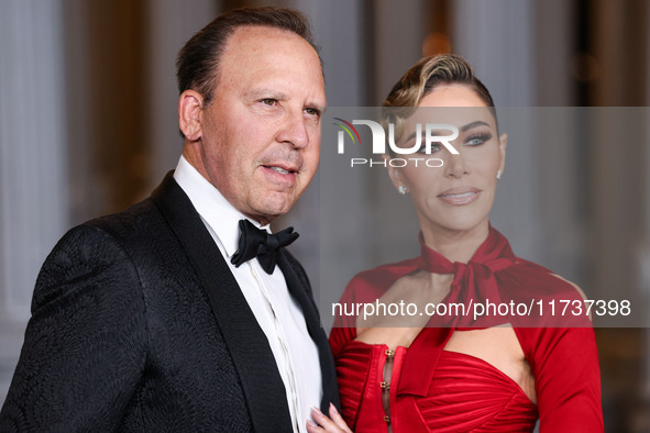 David B. Dollinger and wife Tara Dollinger arrive at the 13th Annual LACMA Art + Film Gala 2024 presented by Gucci held at the Los Angeles C...