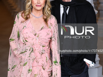 Kathy Hilton and husband Rick Hilton arrive at the 13th Annual LACMA Art + Film Gala 2024 presented by Gucci held at the Los Angeles County...