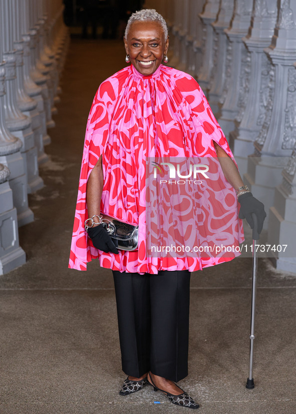 Bethann Hardison arrives at the 13th Annual LACMA Art + Film Gala 2024 presented by Gucci held at the Los Angeles County Museum of Art on No...