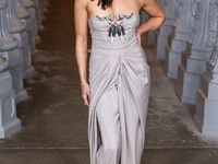 Michelle Rodriguez arrives at the 13th Annual LACMA Art + Film Gala 2024 presented by Gucci held at the Los Angeles County Museum of Art on...