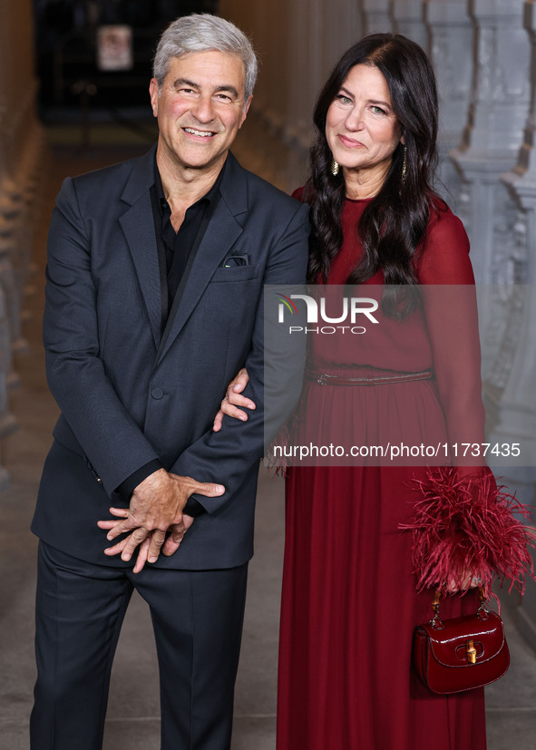 Michael Govan and Katherine Ross arrive at the 13th Annual LACMA Art + Film Gala 2024 presented by Gucci held at the Los Angeles County Muse...