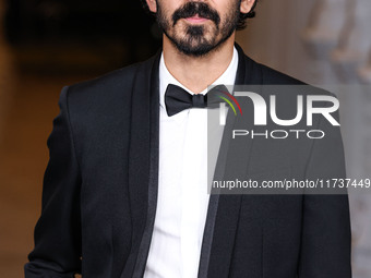 Dev Patel wearing Gucci arrives at the 13th Annual LACMA Art + Film Gala 2024 presented by Gucci held at the Los Angeles County Museum of Ar...