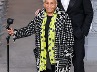 Betye Saar and Neil Lane arrive at the 13th Annual LACMA Art + Film Gala 2024 presented by Gucci held at the Los Angeles County Museum of Ar...