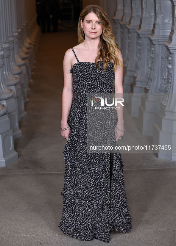 Emma Cline arrives at the 13th Annual LACMA Art + Film Gala 2024 presented by Gucci held at the Los Angeles County Museum of Art on November...