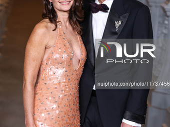 Gail Yabuki and Jeff Yabuki arrive at the 13th Annual LACMA Art + Film Gala 2024 presented by Gucci held at the Los Angeles County Museum of...