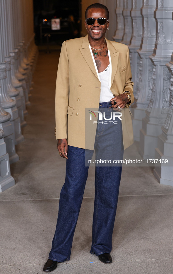 Vas J Morgan arrives at the 13th Annual LACMA Art + Film Gala 2024 presented by Gucci held at the Los Angeles County Museum of Art on Novemb...