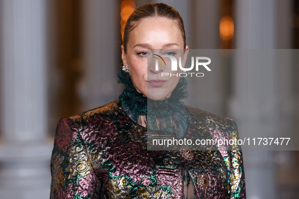 Chloe Sevigny wearing a full look by Saint Laurent by Anthony Vaccarello arrives at the 13th Annual LACMA Art + Film Gala 2024 presented by...