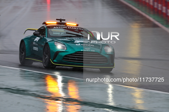 The Safety Car is present during the Formula 1 Lenovo Grande Premio De Sao Paulo 2024 in Sao Paulo, Brazil, on November 3, 2024. 