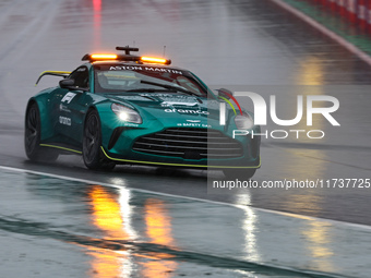 The Safety Car is present during the Formula 1 Lenovo Grande Premio De Sao Paulo 2024 in Sao Paulo, Brazil, on November 3, 2024. (