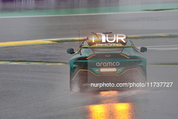 The Safety Car is present during the Formula 1 Lenovo Grande Premio De Sao Paulo 2024 in Sao Paulo, Brazil, on November 3, 2024. 