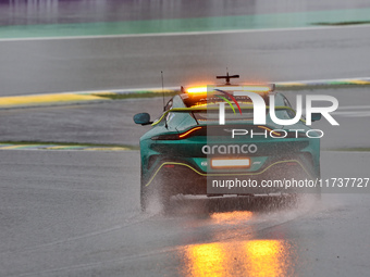 The Safety Car is present during the Formula 1 Lenovo Grande Premio De Sao Paulo 2024 in Sao Paulo, Brazil, on November 3, 2024. (