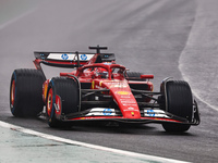 Charles Leclerc of Monaco drives the (16) Scuderia Ferrari SF-24 Ferrari during the Formula 1 Lenovo Grande Premio De Sao Paulo 2024 in Sao...