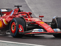 Charles Leclerc of Monaco drives the (16) Scuderia Ferrari SF-24 Ferrari during the Formula 1 Lenovo Grande Premio De Sao Paulo 2024 in Sao...