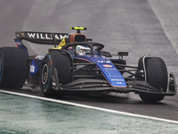 Franco Colapinto of Argentina drives the (43) Williams Racing FW46 Mercedes during the Formula 1 Lenovo Grande Premio De Sao Paulo 2024 in S...