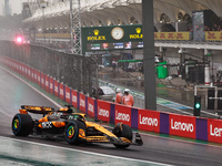 Oscar Piastri of Australia drives the (81) McLaren F1 Team MCL38 Mercedes during the Formula 1 Lenovo Grande Premio De Sao Paulo 2024 in Sao...