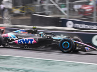 Pierre Gasly of France drives the (10) BWT Alpine F1 Team A524 Renault during the Formula 1 Lenovo Grande Premio De Sao Paulo 2024 in Sao Pa...