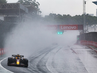 Max Verstappen of the Netherlands drives the Oracle Red Bull Racing RB20 Honda RBPT during the Formula 1 Lenovo Grande Premio De Sao Paulo 2...