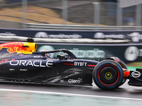 Max Verstappen of the Netherlands drives the Oracle Red Bull Racing RB20 Honda RBPT during the Formula 1 Lenovo Grande Premio De Sao Paulo 2...