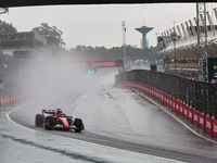 Charles Leclerc of Monaco drives the (16) Scuderia Ferrari SF-24 Ferrari during the Formula 1 Lenovo Grande Premio De Sao Paulo 2024 in Sao...