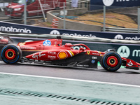 Charles Leclerc of Monaco drives the (16) Scuderia Ferrari SF-24 Ferrari during the Formula 1 Lenovo Grande Premio De Sao Paulo 2024 in Sao...