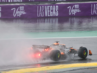 Oscar Piastri of Australia drives the (81) McLaren F1 Team MCL38 Mercedes during the Formula 1 Lenovo Grande Premio De Sao Paulo 2024 in Sao...