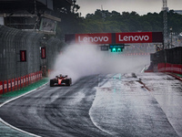 Charles Leclerc of Monaco drives the (16) Scuderia Ferrari SF-24 Ferrari during the Formula 1 Lenovo Grande Premio De Sao Paulo 2024 in Sao...