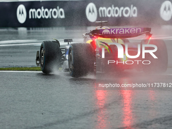 Alexander Albon of Thailand drives the (23) Williams Racing FW46 Mercedes during the Formula 1 Lenovo Grande Premio De Sao Paulo 2024 in Sao...