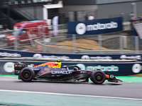 Sergio Perez of Mexico drives the (11) Oracle Red Bull Racing RB20 Honda RBPT during the Formula 1 Lenovo Grande Premio De Sao Paulo 2024 in...