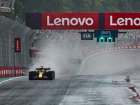 Max Verstappen of the Netherlands drives the Oracle Red Bull Racing RB20 Honda RBPT during the Formula 1 Lenovo Grande Premio De Sao Paulo 2...