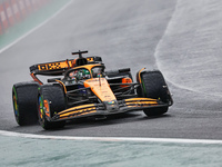 Oscar Piastri of Australia drives the (81) McLaren F1 Team MCL38 Mercedes during the Formula 1 Lenovo Grande Premio De Sao Paulo 2024 in Sao...