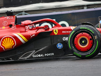 Charles Leclerc of Monaco drives the (16) Scuderia Ferrari SF-24 Ferrari during the Formula 1 Lenovo Grande Premio De Sao Paulo 2024 in Sao...