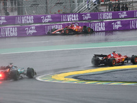 Charles Leclerc of Monaco drives the (16) Scuderia Ferrari SF-24 Ferrari during the Formula 1 Lenovo Grande Premio De Sao Paulo 2024 in Sao...