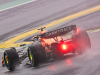 Oscar Piastri of Australia drives the (81) McLaren F1 Team MCL38 Mercedes during the Formula 1 Lenovo Grande Premio De Sao Paulo 2024 in Sao...