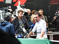 Fernando Alonso of Spain drives the (14) Aston Martin Aramco Cognizant F1 Team AMR24 Mercedes during the Formula 1 Lenovo Grande Premio De S...