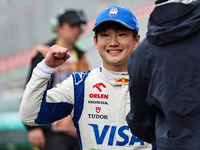 Yuki Tsunoda of Japan drives the (22) Visa Cash app RB VCARB01 Honda RBPT during the Formula 1 Lenovo Grande Premio De Sao Paulo 2024 in Sao...